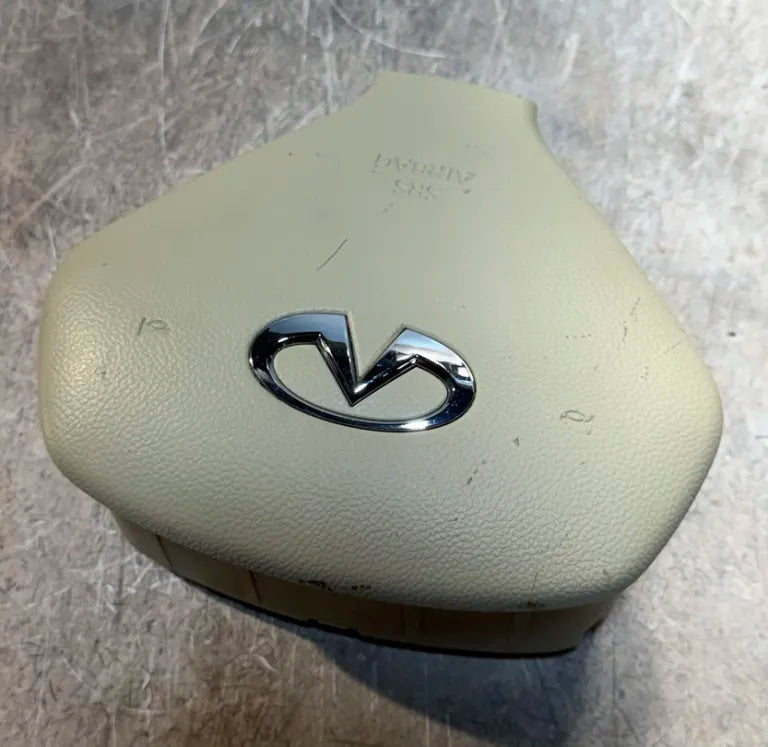 2007 - 2015 Infiniti G25 G35 G37 EX35 Steering Wheel Airbag Beige OEM