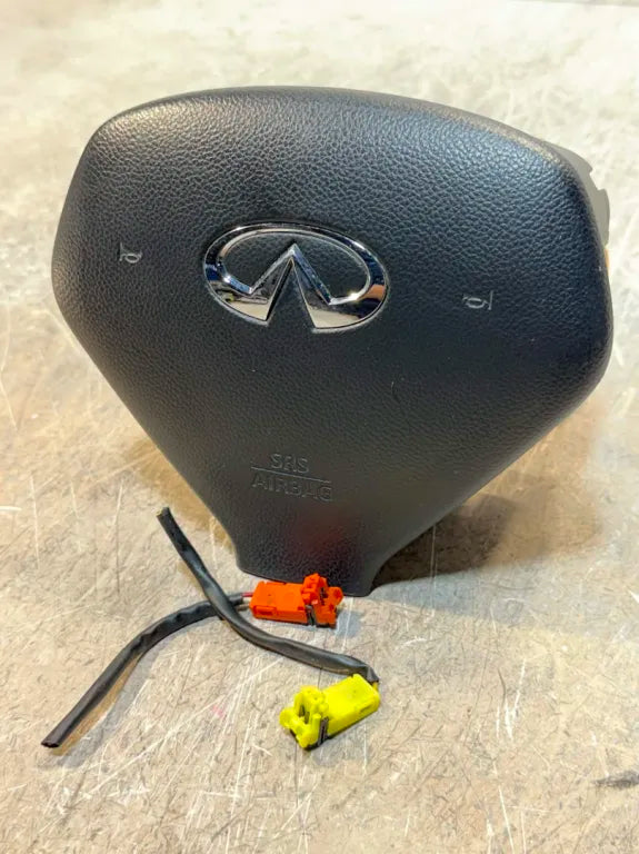 2007 - 2015 Infiniti G25 G35 G37 EX35 Steering Wheel Airbag Black OEM
