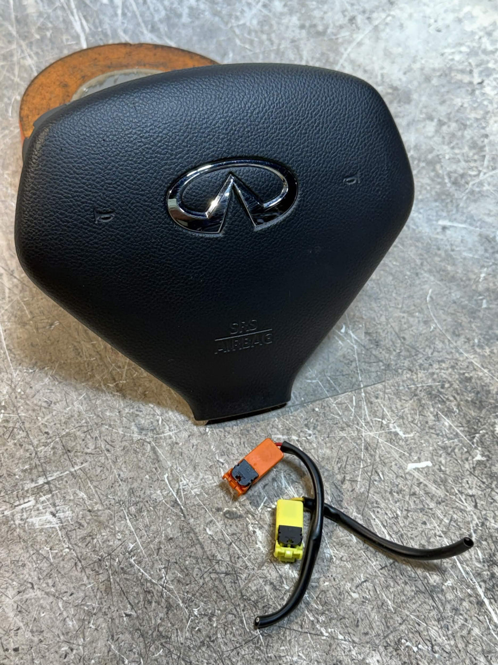 2007 - 2015 Infiniti G25 G35 G37 EX35 Air Bag Steering Wheel Airbag Black OEM