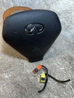 2007 - 2015 Infiniti G25 G35 G37 EX35 Air Bag Steering Wheel Airbag Black OEM