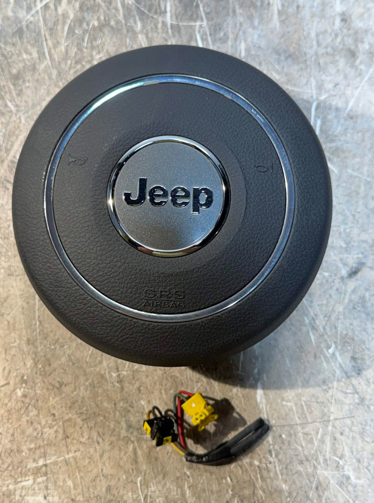2013-2017 Jeep Wrangler Steering Wheel Airbag Black OEM