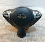 2009-2017 Infiniti FX35 FX37 QX70 Steering Wheel Airbag Black OEM