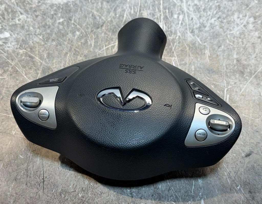 2009-2017 Infiniti FX35 FX37 QX70 Steering Wheel Airbag Black OEM