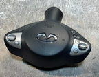 2009-2017 Infiniti FX35 FX37 QX70 Steering Wheel Airbag Black OEM