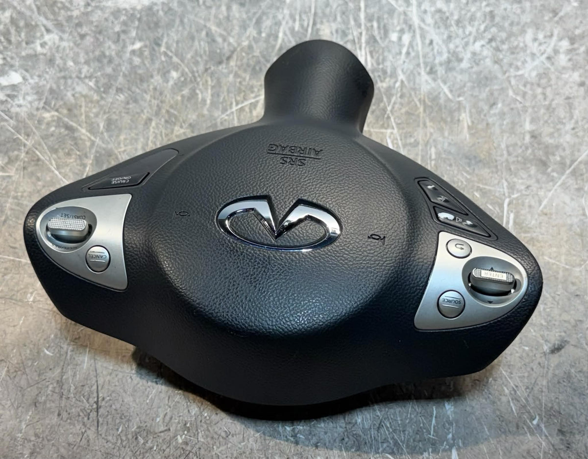 2009-2017 Infiniti FX35 FX37 QX70 Steering Wheel Airbag Black OEM