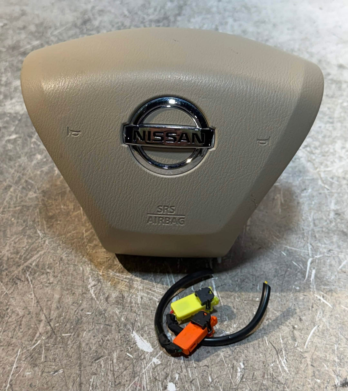 2015-2023 Nissan Murano Steering Wheel Airbag Beige OEM